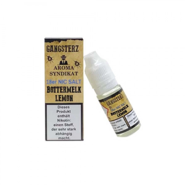 Gangsterz - Bottermelk Lemon - Nikotinsalz Liquid