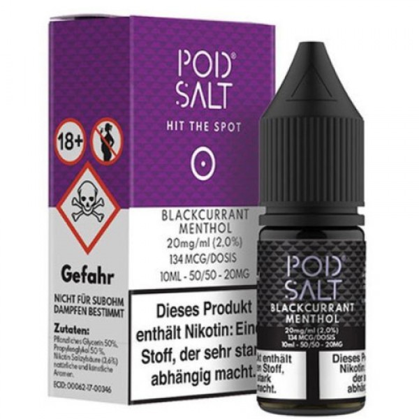 Pod Salt - Blackcurrant Menthol - Nikotinsalz