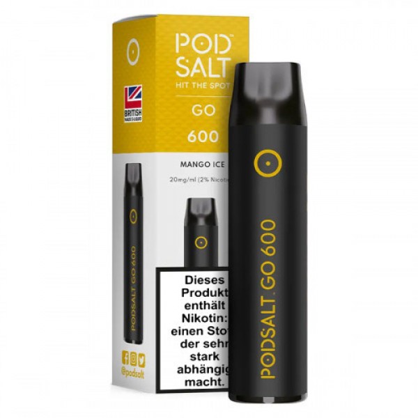 Pod Salt GO 600 Einweg - Mango Eis