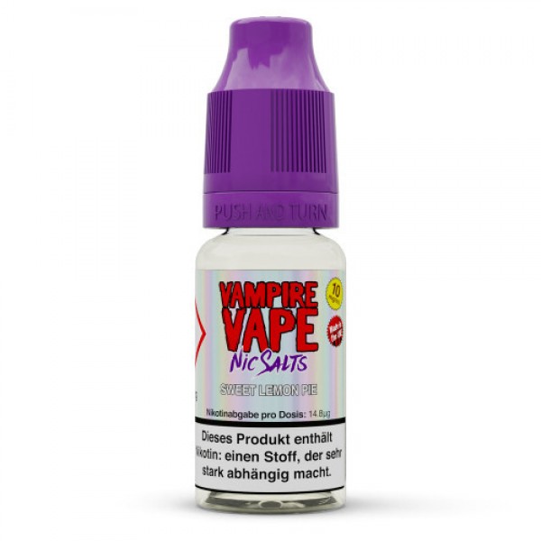 Vampire Vape - Sweet Lemon Pie - Nikotinsalz Liquid