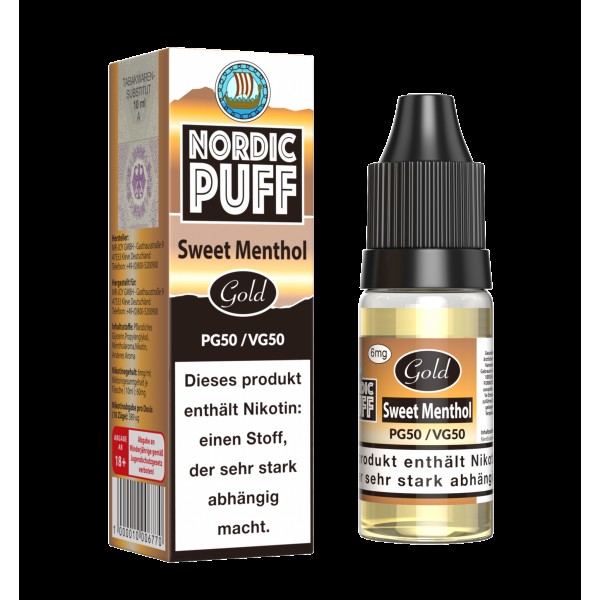 Nordic Puff Gold - Sweet Menthol