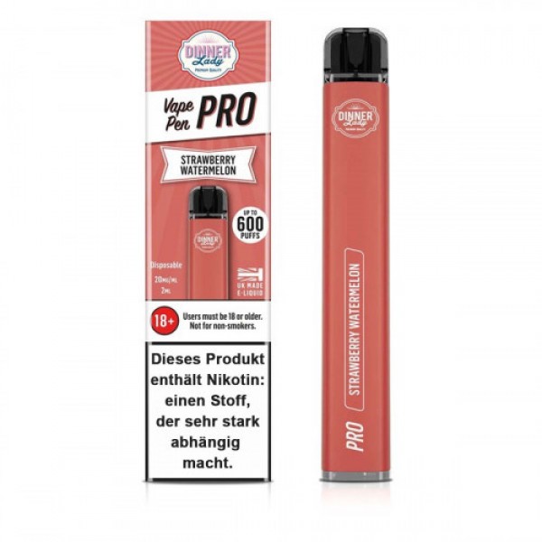 Dinner Lady Vape Pen Pro Einweg E-Zigarette - Strawberry Watermelon