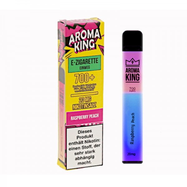 Aroma King Einweg E-Zigarette - Raspberry Peach