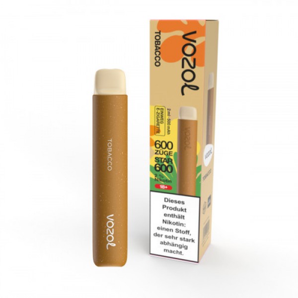 Vozol Star 600 Einweg E-Zigarette - Tobacco