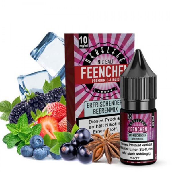 Nebelfee - Feenchen - Erfrischender Beerenmix - Nikotinsalz Liquid