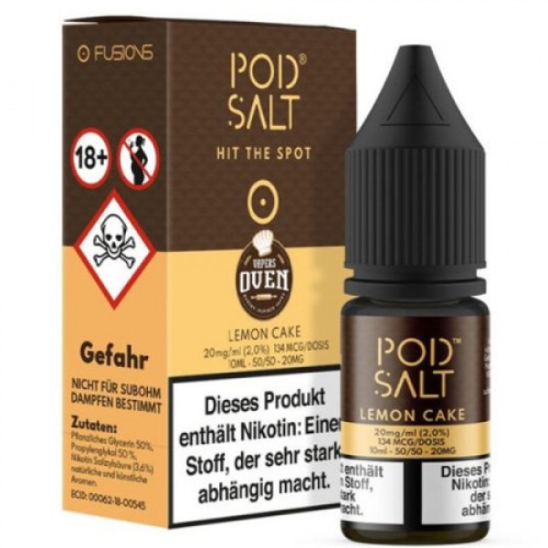 Pod Salt Fusion - Lemon Cake - Nikotinsalz