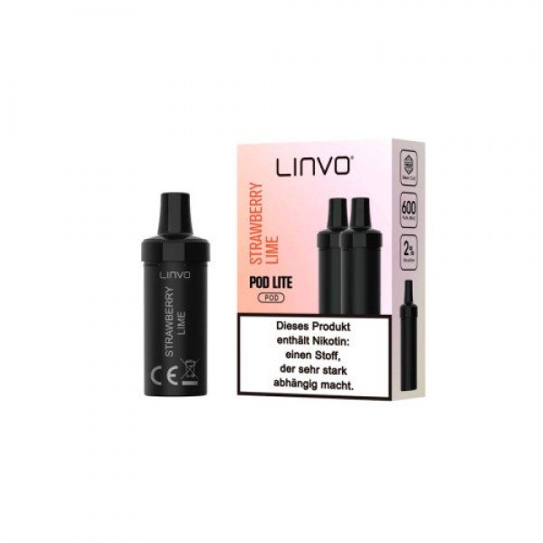 Linvo Pod Lite Prefilled Pods - Strawberry Lime - 2Pcs