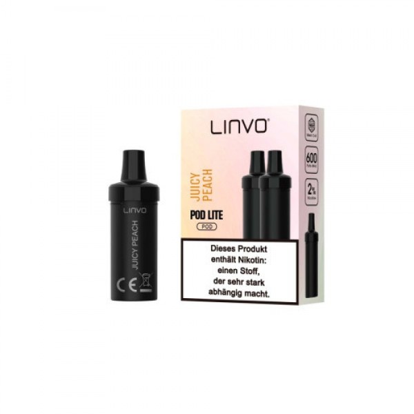 Linvo Pod Lite Prefilled Pods - Juicy Peach - 2Pcs