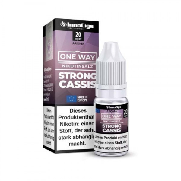 InnoCigs - One Way - Strong Cassis - Nikotinsalz Liquid