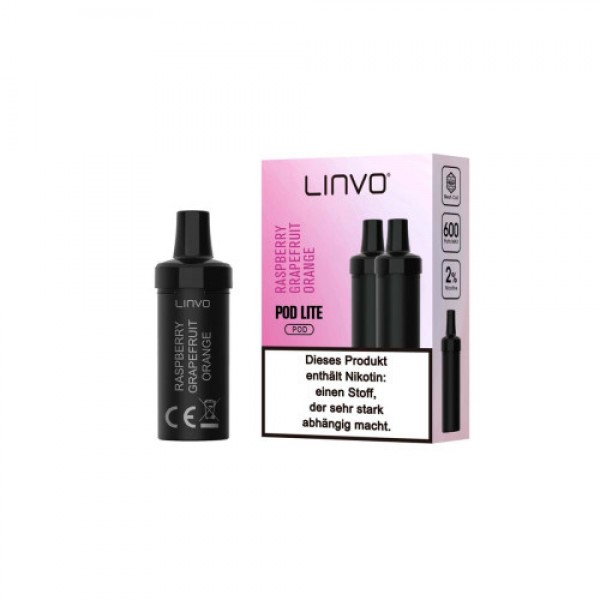 Linvo Pod Lite Prefilled Pods - Raspberry Grapefruit Orange- 2Pcs