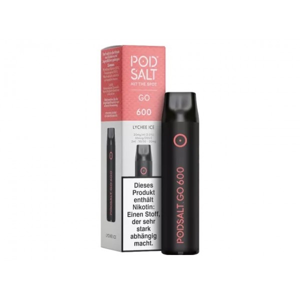 Pod Salt GO 600 Einweg - Lychee Ice