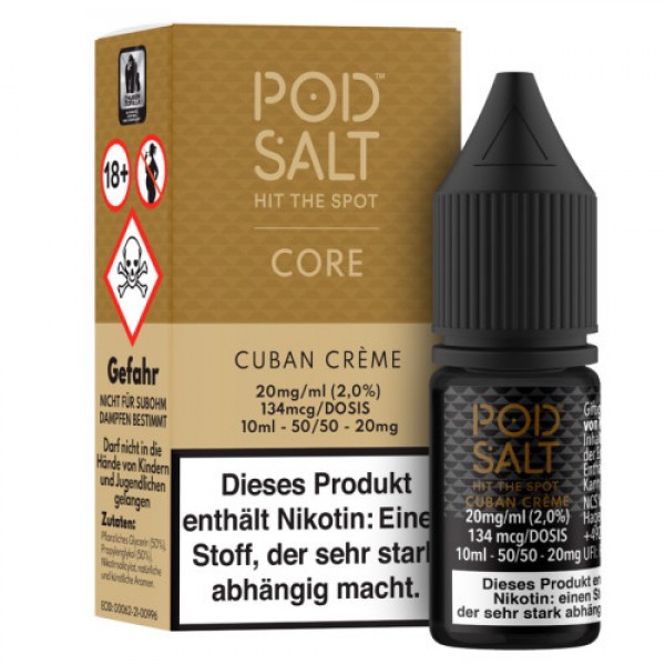 Pod Salt Core - Cuban Creme - Nikotinsalz