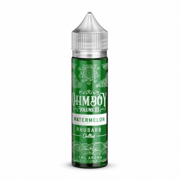 Ohmboy Volume III - Rhubarb Chilled - Watermelon - 15ml Aroma (Longfill)