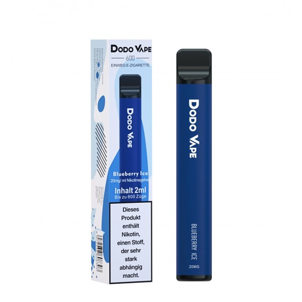 DODO Vape Einweg - Blaubeereis - 600 Züge