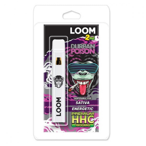 LOOM HHC Disposable Vape pen - Durban Poison - 2ml