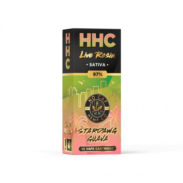 NO CAP HHC Vape Cartridges - Sativa - Stardawg Guave