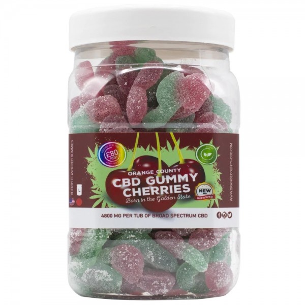 Orange County CBD-Gummikirschen – groß