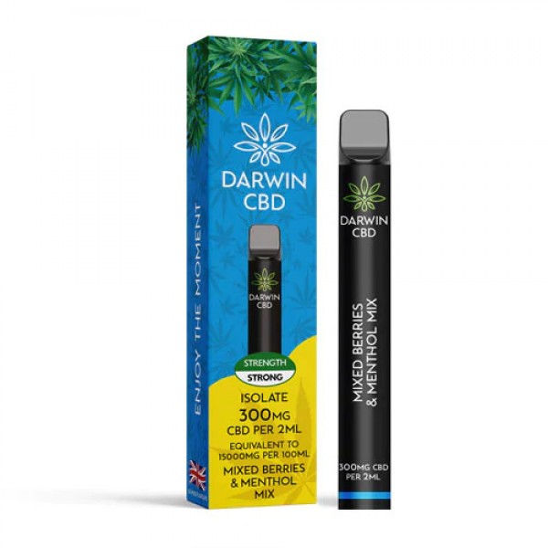 Darwin CBD Einweg-Vape – Mischung aus gemischten Beeren und Menthol