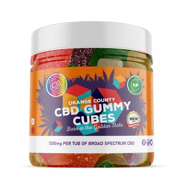 Orange County CBD-Gummiwürfel – klein