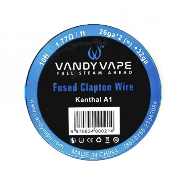 Vandy Vape - KA1 verschmolzenes ClaptonWire KA1 / 26ga * 2 (=) + 32ga 10ft