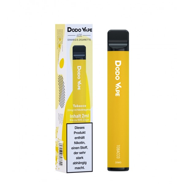 DODO Vape Einweg - Tabak - 600 Puffs