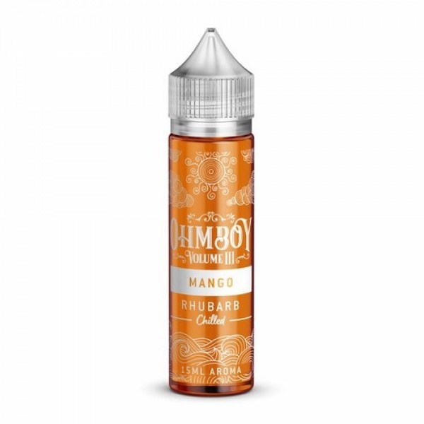 Ohmboy Volume III - Rhubarb Chilled - Mango - 15ml Aroma (Longfill)