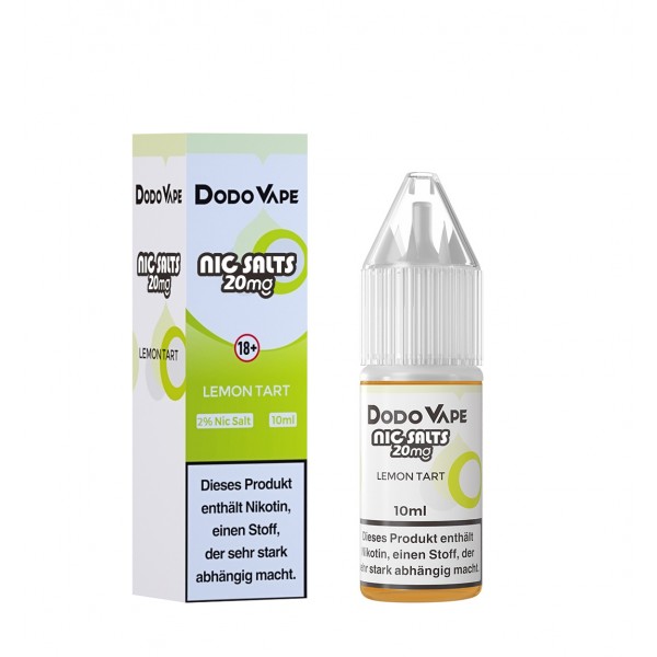 Dodo Vape - Lemon Tart (Nic Salts)