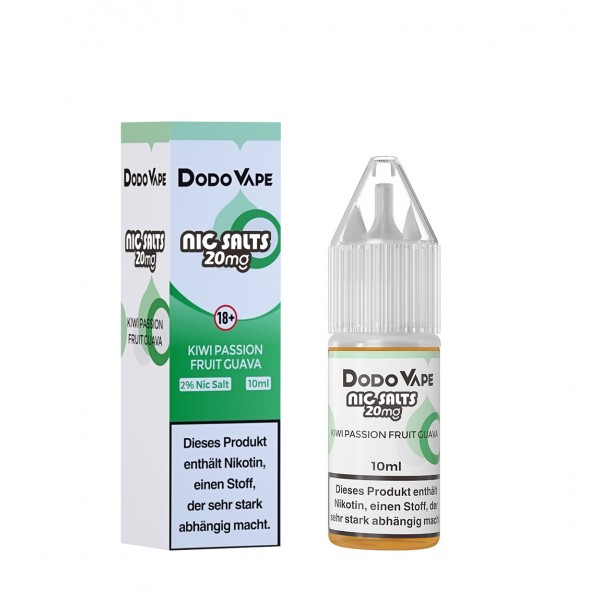 Dodo Vape - Kiwi Passion Fruit Guave (Nic Salts)