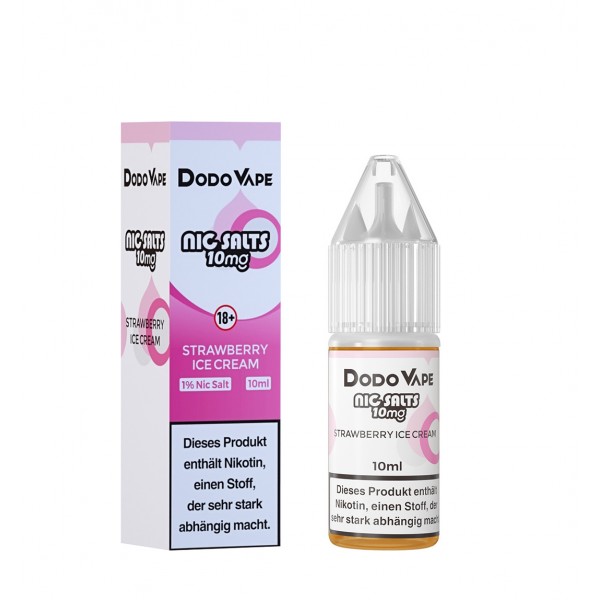 Dodo Vape - Strawberry ice cream (Nic Salts)