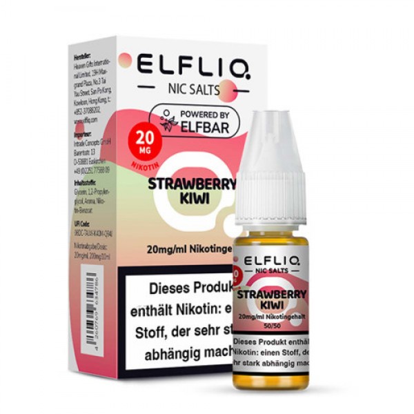 ELFBAR ELFLIQ Strawberry Kiwi Nikotinsalz Liquid 10 ml