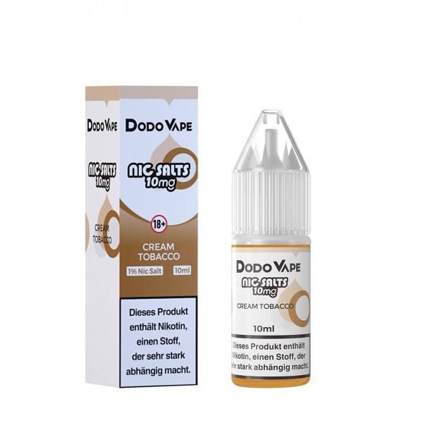 Dodo Vape - Cream Tobacco (Nic Salts)