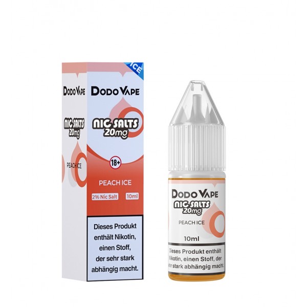 Dodo Vape - Peach Ice (Nic Salts)