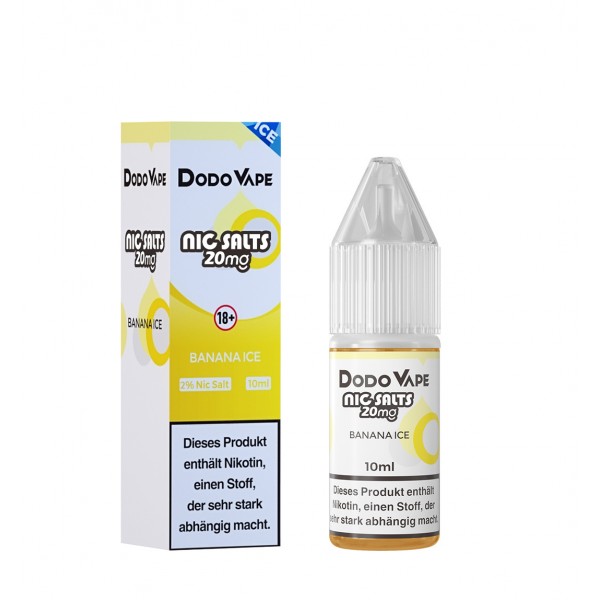 Dodo Vape - Banana ice (Nic Salts)