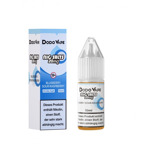 Dodo Vape - Blueberry Sour Raspberry (Nic Salts)