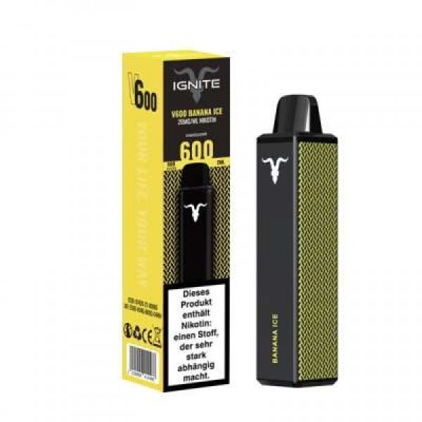 IGNITE Vape Einweg E-Zigarette Banana Ice