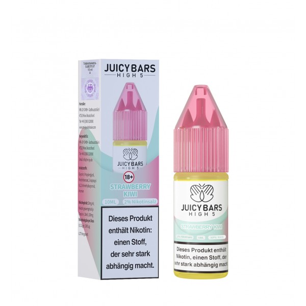 Juicy Bars High 5 Nic Salt - Strawberry Kiwi