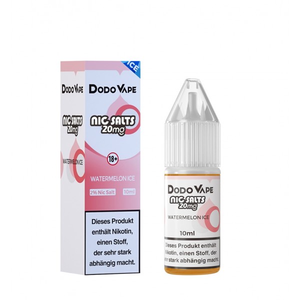 Dodo Vape - Watermelon ice (Nic Salts)