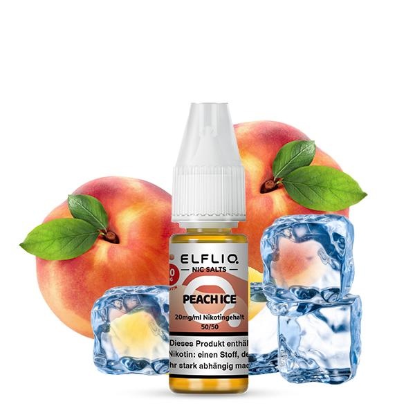 ELFBAR ELFLIQ Peach Ice Nikotinsalz Liquid 10 ml